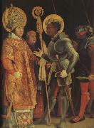 Matthias  Grunewald The Meeting of St Erasmus and St Maurice (mk08) china oil painting artist